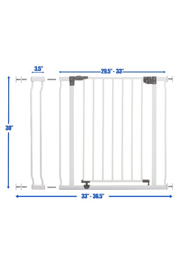 Dreambaby Arizona Extenda Baby Safety Gate - With Adjustable Width From 26.75 44 Inches