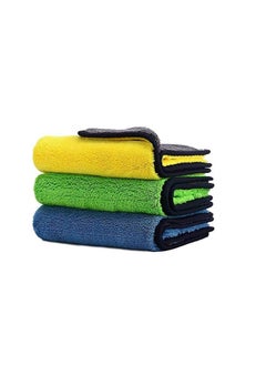 Car Drying Towel,ShowTop Free Microfiber Cleaning Cloth,Premium Professional Soft Microfiber Towel,Super Absorbent Detailing Towel for Car/Windows/Screen/Kitchen,40x30cm 3Pack