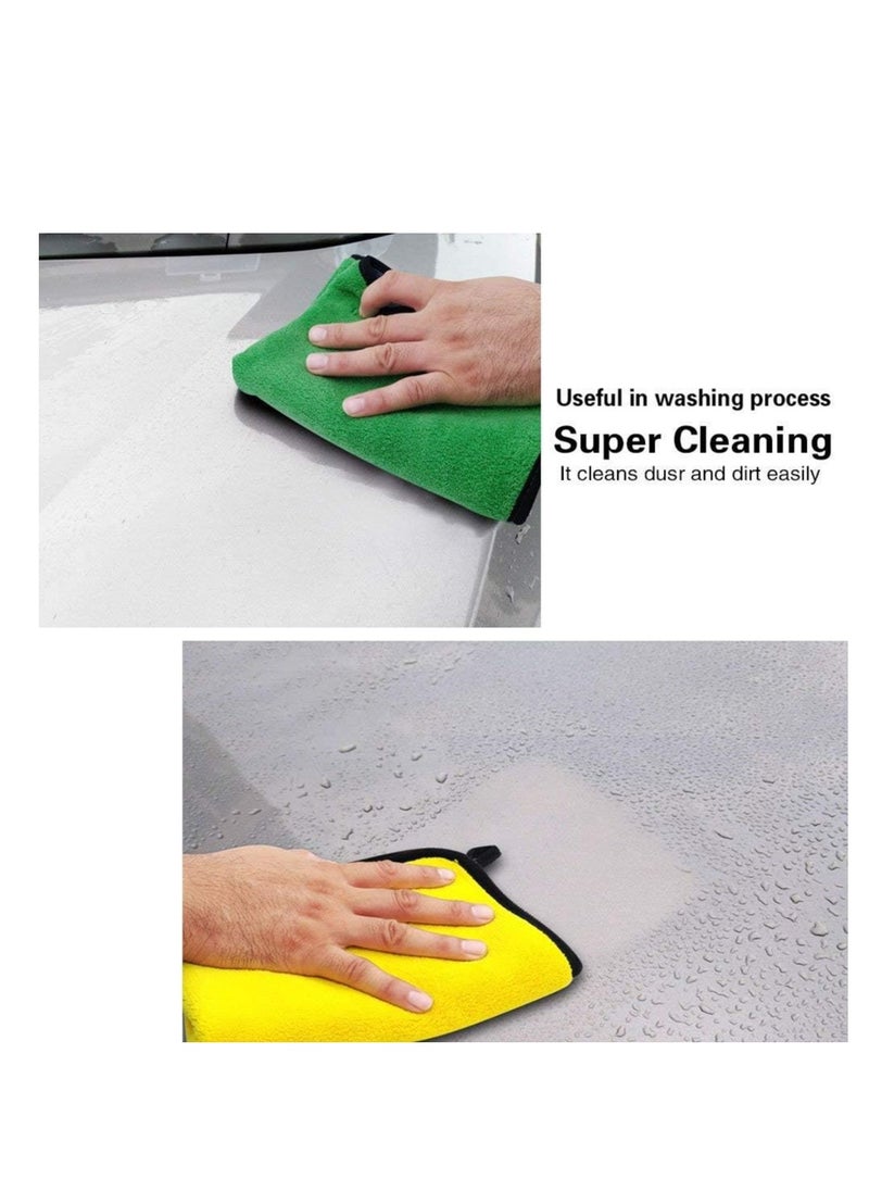 Generic - Car Drying Towel,ShowTop Free Microfiber Cleaning Cloth,Premium Professional Soft Microfiber Towel,Super Absorbent Detailing Towel for Car/Windows/Screen/Kitchen,40x30cm 3Pack - Image 1