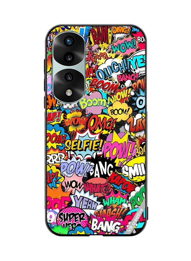 VR CREATIVE Protective Case Cover For Honor 70 Pro plus Pop Art Design Multicolour - Image 1