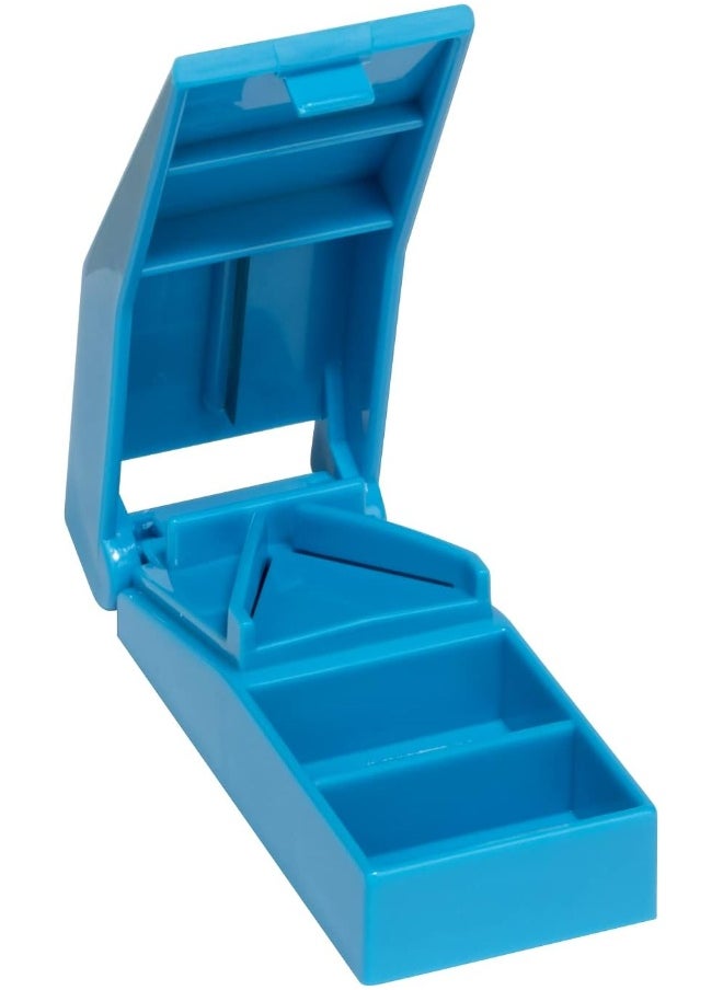 ACU-LIFE Pill Cutter And Splitter, Cuts Pills, Vitamins, Tablets, Stainless Steel Blade, Includes Storage Container, Color May Vary  - Image 5