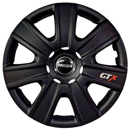 Prigan, 17 Inch Wheel Cover, for All 17 Inch Cars Like Scorpio,Grand Vitara, XUV500 and XUV 17 (Set of 4 Pcs) (Press Fitting) Model- GTX Black 17 - Image 4