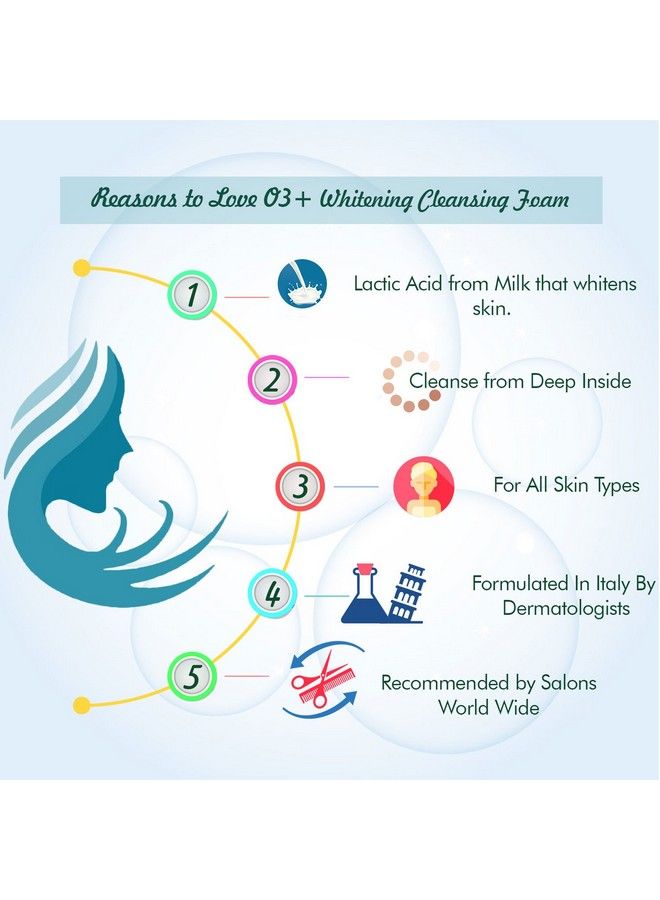 O3+ Whitening Cleansing Foam 150 Ml - Image 3