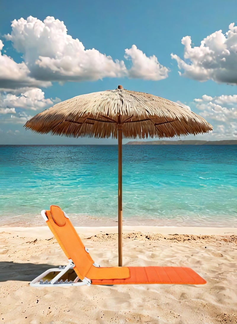 Generic Portable Chaise Longue (Ground Beach Chair) - Image 1