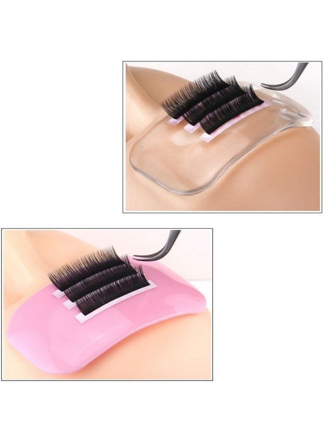 HONBAY 2Pcs Clear And Pink Silicone False Lashes Holder Pads Lash Holder - Image 5