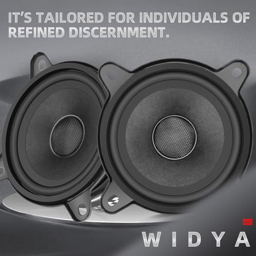 WDiYA 3.5-Inch Car Speaker Wool Fiber Cone+Fiberglass Sound Cap Full Frequency High Fidelity Audio 300W Peak Power 4 Ohms Professional High-End Stereo Surround Sound (2-Speakers) - Image 4