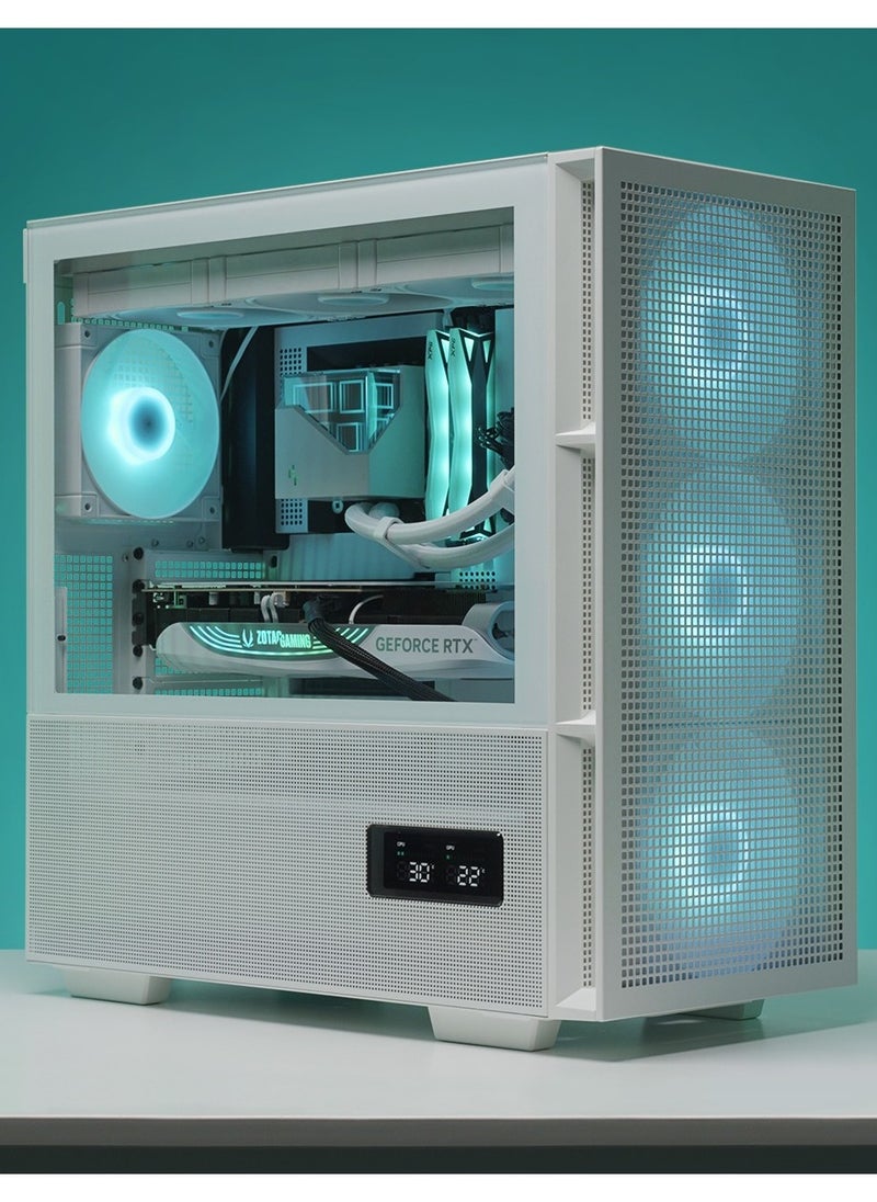 NANOTECH OmegaVibe Gaming PC - AMD Ryzen 7 7800X3D AM5 Processor, 8 Cores & 16 Threads, DDR5 32GB (2*16) Ram, PURE AMD Radeon RX 9070 XT 16GB Graphics Card, 2TB Gen4.0*4 NVMe M.2 SSD, 3 Fan AIO Liquid Cooler, 850W 80 Plus Power Supply, Windows 11 Pro | Wi-Fi  - Image 2