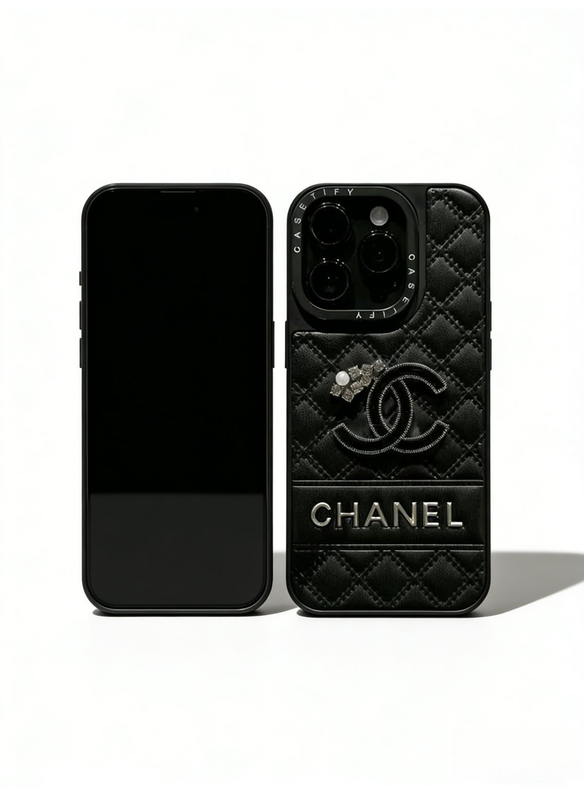 شانيد CHANEDE Luxury Quilted Leather Phone Case