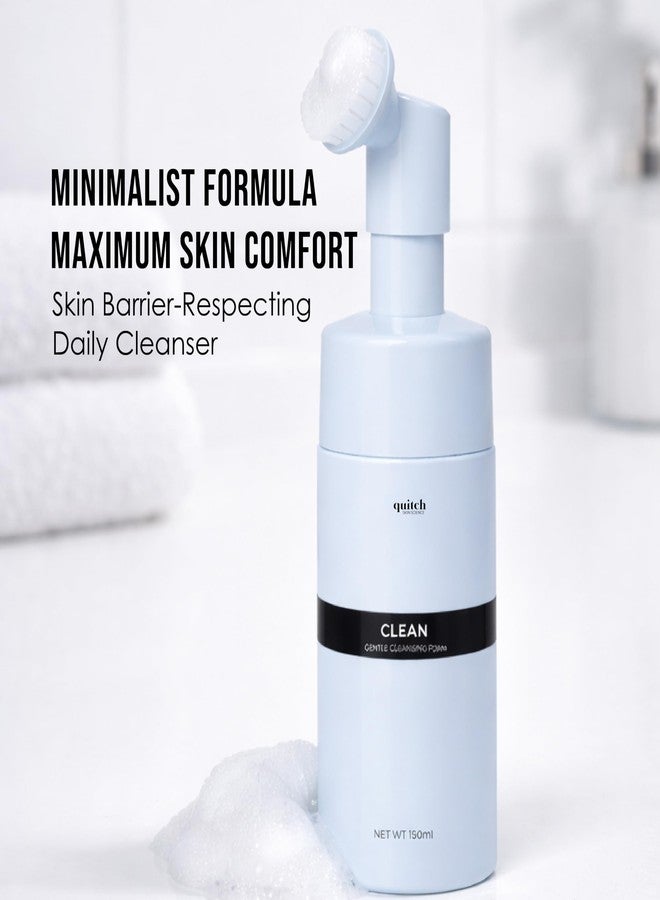 quitch Skin Science Foaming Face Wash Dermatologist-Developed Gentle Facial Cleanser for Sensitive Skin, pH-Balanced, Fragrance-Free, Korean Face Wash Skincare, Sulfate-Free - Image 3