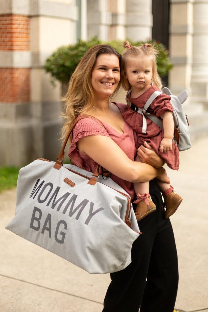 Childhome Mommy Bag - Large Capacity Maternity Travel Bag with Changing Mat - Image 4