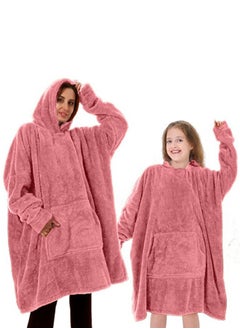 snooze Like Mom Like Daughter set 2pcs, Over-sized Wearable Blanket with Hodi, Kashmir 