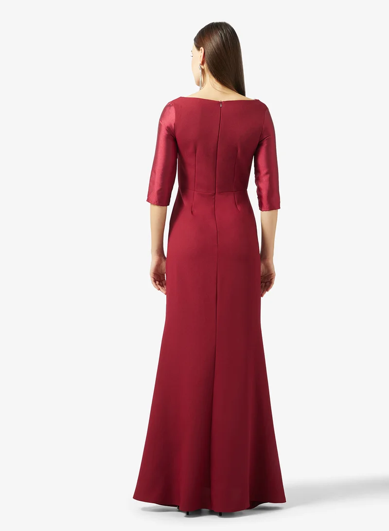 Namshi x  Two Tone Mermaid Dress in Mikado for Women | Best Price UAE