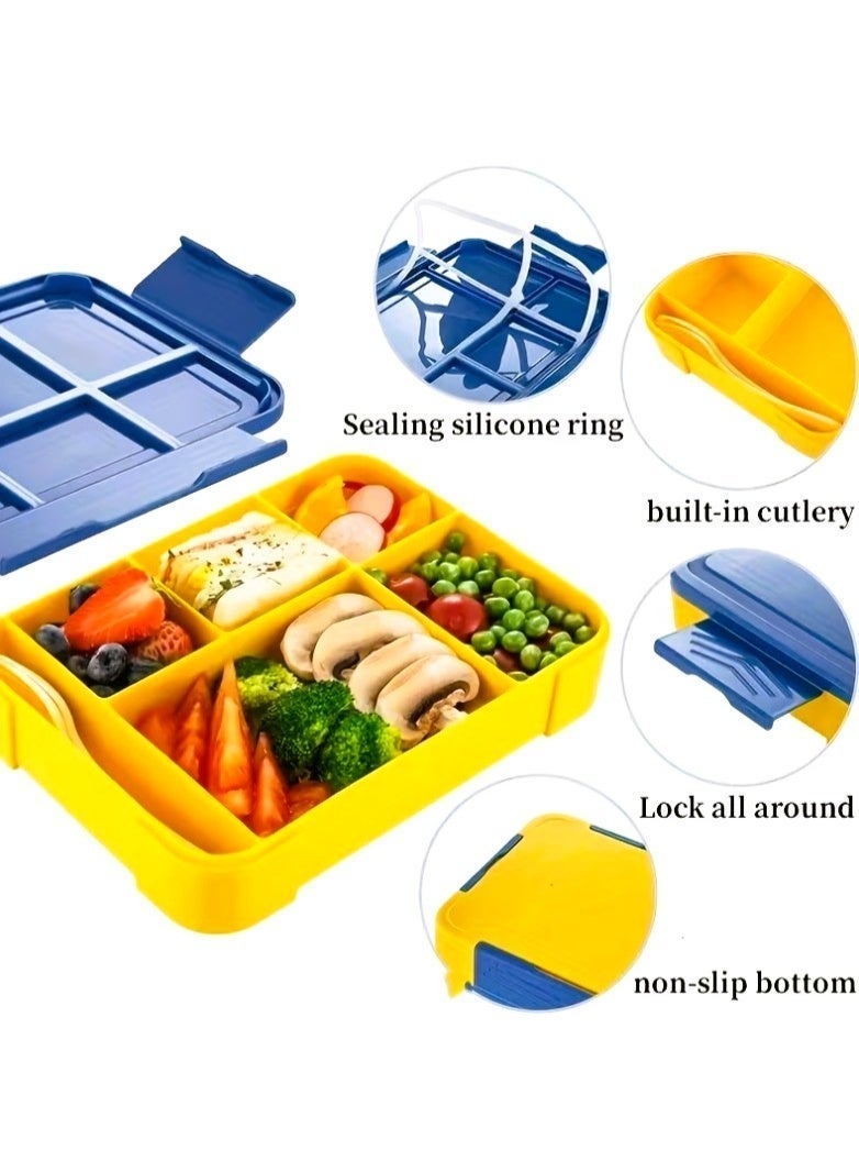 Ultimate Kids' School Lunch Set – High Quality Leak-Proof Bento Box Combo (2-Piece Set) (Free Water Bottle) - Image 5