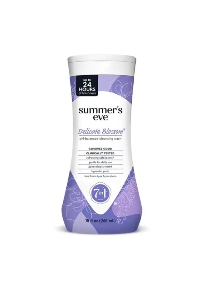Summer's Eve Summer’s Eve Delicate Blossom pH-Balanced Feminine Cleansing Wash, 266 m - Image 1