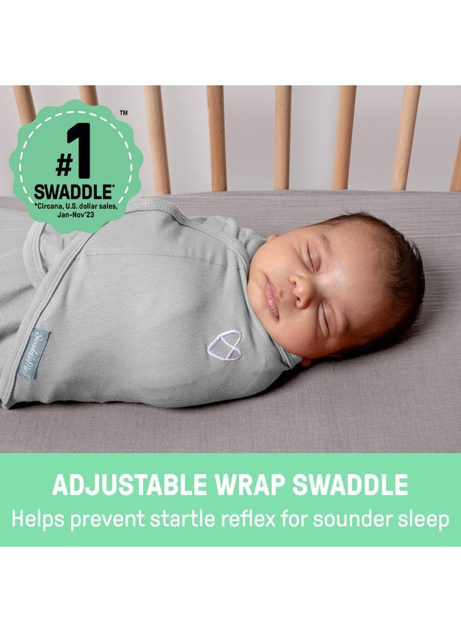 SwaddleMe SwaddleMe by Ingenuity Original Swaddle - Preemie Size, Up to 7 Pounds, 1-Pack Baby Swaddle Blanket Wrap  - Image 2