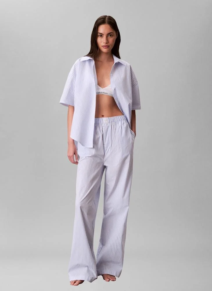 CALVIN KLEIN  Relaxed Poplin Regular Fit Shirt for Women | Best Price UAE