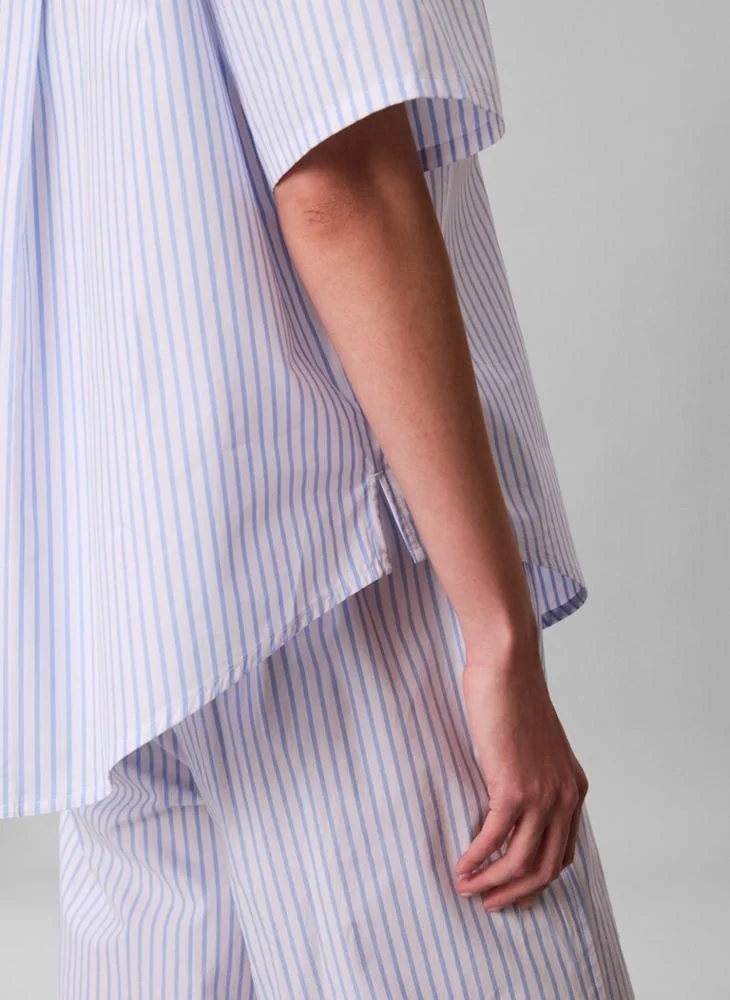 CALVIN KLEIN  Relaxed Poplin Regular Fit Shirt for Women | Best Price UAE