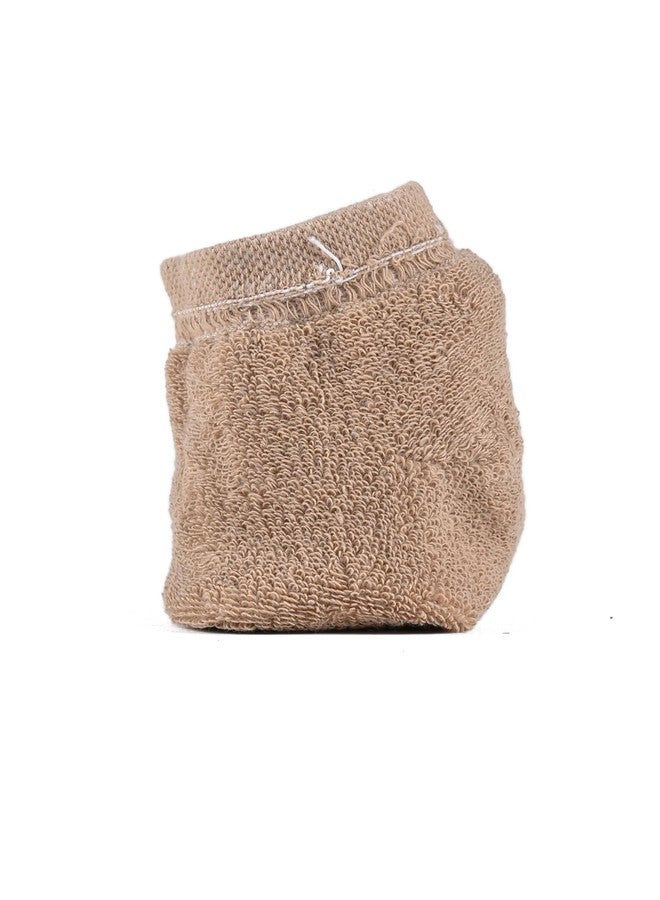 MUKHAKSH (Pack of 4 Pairs = 8 Socks Boys Winter Woolen Warm Beige Sneaker Length Socks - Image 2