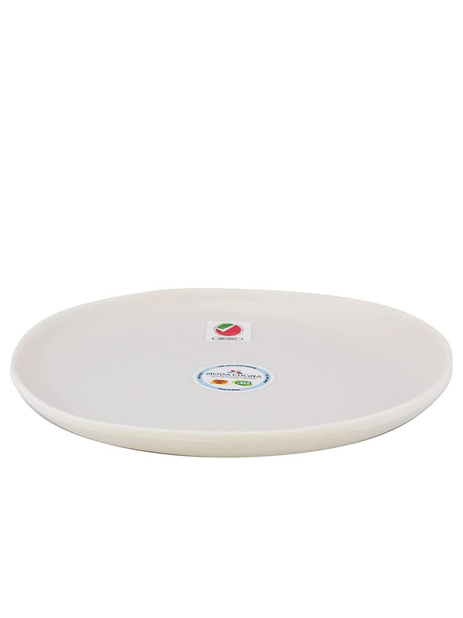 MODA CUCINA طبق حلوى مودا كوتشينا من الميلامين، عاجي 18 سم - Image 2