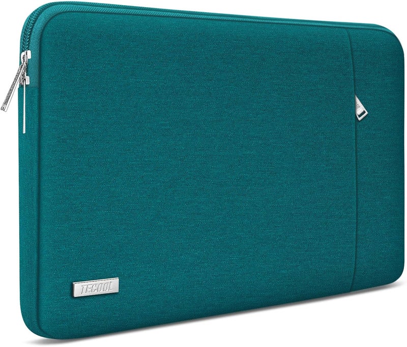 تيكول حقيبة كمبيوتر محمول مقاس 14 بوصة واقية لأجهزة HP EliteBook وPavilion 14 وDell Inspiron 14 وLenovo Thinkpad وAcer وAsus Chromebook وNotebook، حقيبة كمبيوتر مقاومة للماء والصدمات (أخضر داكن) - Image 1