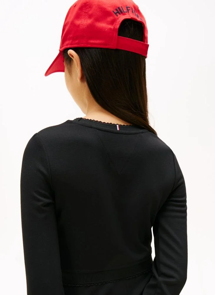 Tommy Hilfiger black Kids Punto Skater Dress for Women | Best Price UAE