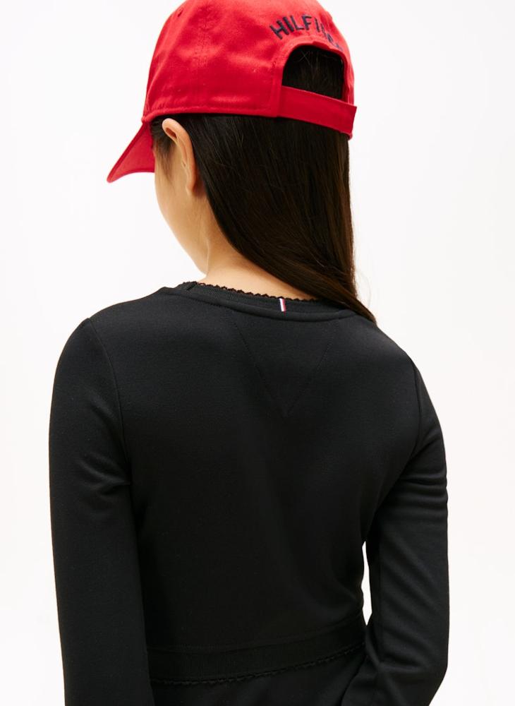 TOMMY HILFIGER Kids Punto Skater Dress - Image 4