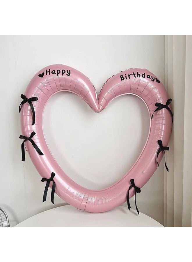 بالون حب على شكل قلب بالون حفلة عيد ميلاد مجوف شكل ضخم - Image 1