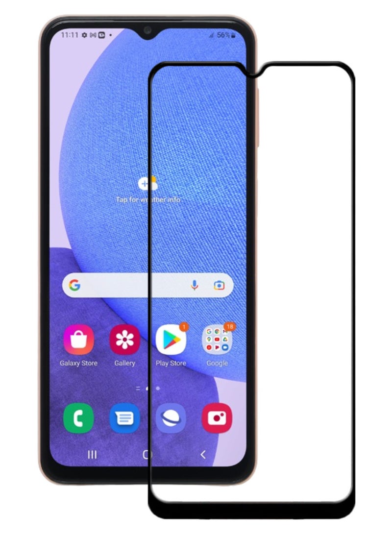 ACLIX Antistatic ESD Dustproof Premium Quality High Definition Tempered Glass Screen Protector Designed For Samsung Galaxy A23 - Image 1