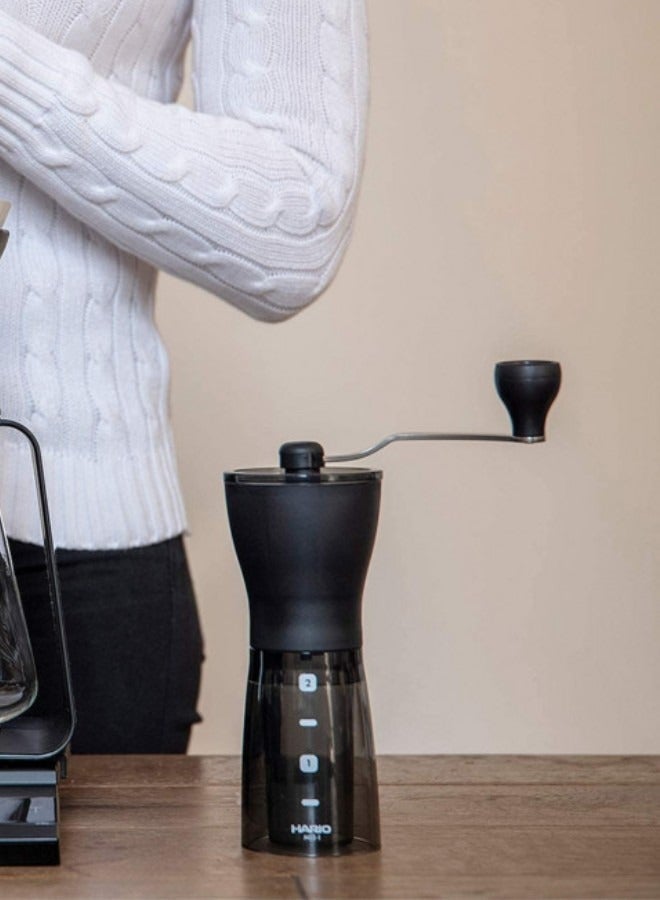 هاريو مطحنة قهوة يدوية سيراميك “ميني-سليم بلس” – سعة 24 جم، شفرات مخروطية - Image 5