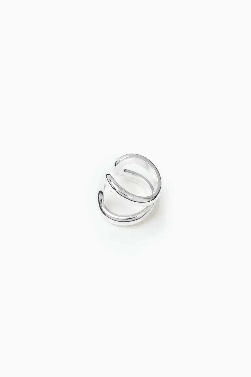 LIE STUDIO Lustrous Hammered Sculpted Ring