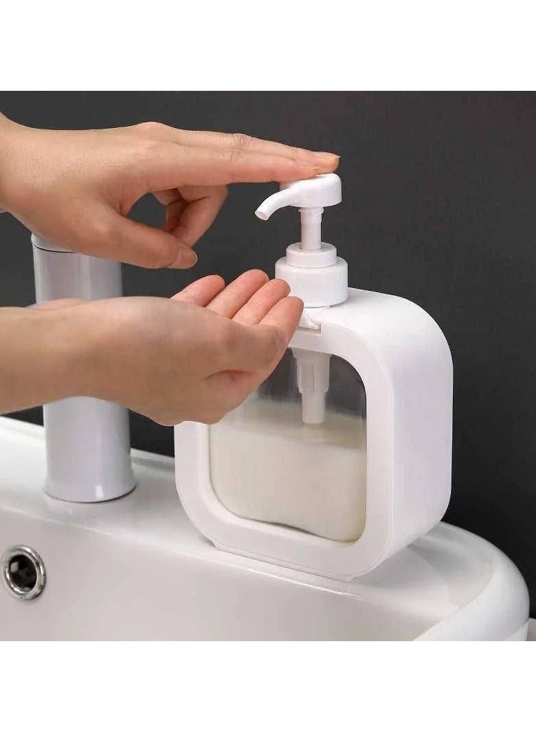 عبوة صابون سائل جامبو 500ml – خامة ABS نقية – تصميم أنيق للحمام والمطبخ  - Image 2
