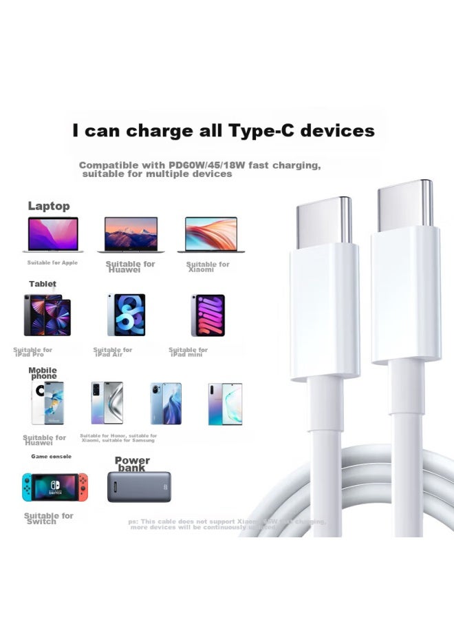Stiger Type-c Data Cable, Usb-c Dual-ended 100w/65w, For Apple 15/16 Charging, Fast Charging C To C, Suitable For Promax, Xiaomi, Ipad, Huawei Mate 70, Laptops - Image 4