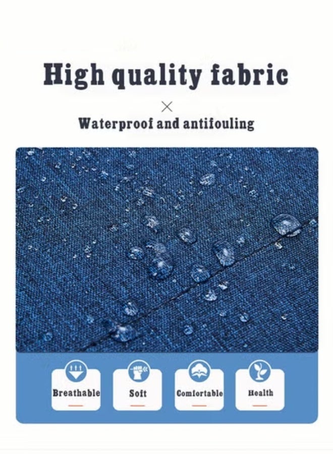 دوكو حقيبة ظهر للأمهات محمولة ومتعددة الوظائف وبتصميم جديد على شكل سرير مع  المظلة للأطفال لون أزرق - Image 5