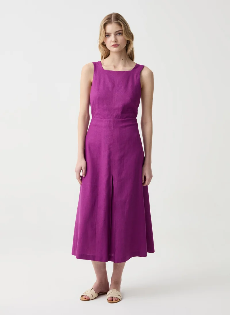 او في اس OVS Long Dress With Crossover Straps