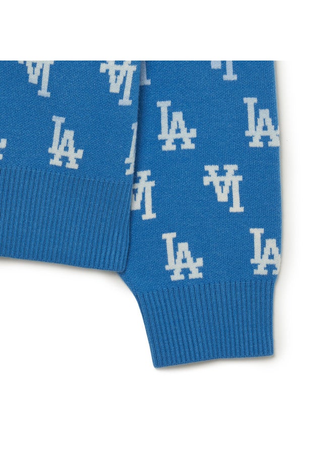 MLB Men'S And Women'S Couple Vintage Print Pullover Knit Sweater Loose Casual Spring Autumn Kpm04 - Image 5