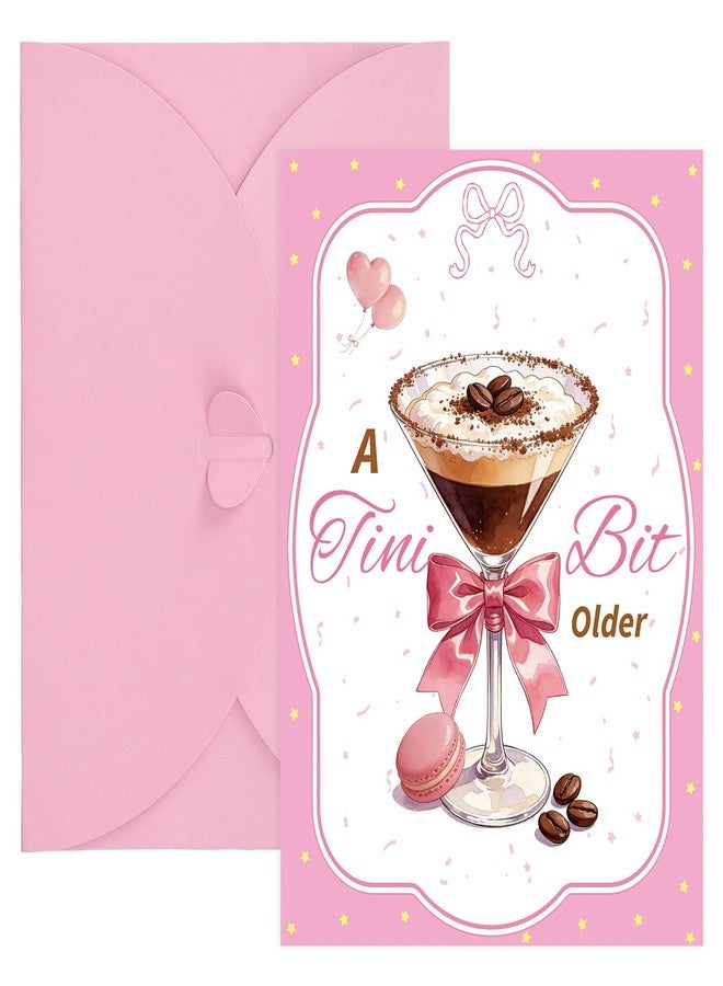 Thboxes Espresso Martini Birthday Card - Funny Coffee & Cocktail Birthday Gifts for Women Greeting Card for Friend Sister Daughter Wife Girlfriend 21st 30th 40th - Image 2
