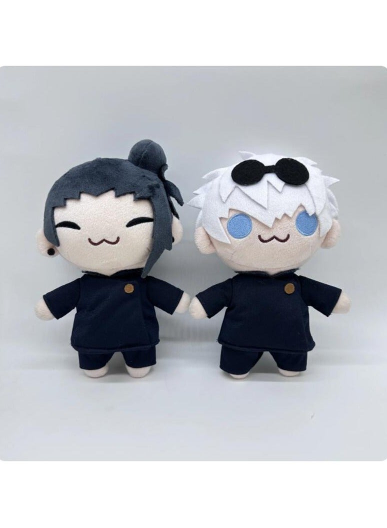 2pc 20cm New Jujutsu Kaisen hand puppet plush Soft Stuffed Gojo And Geto Pillow Dolls - Image 1