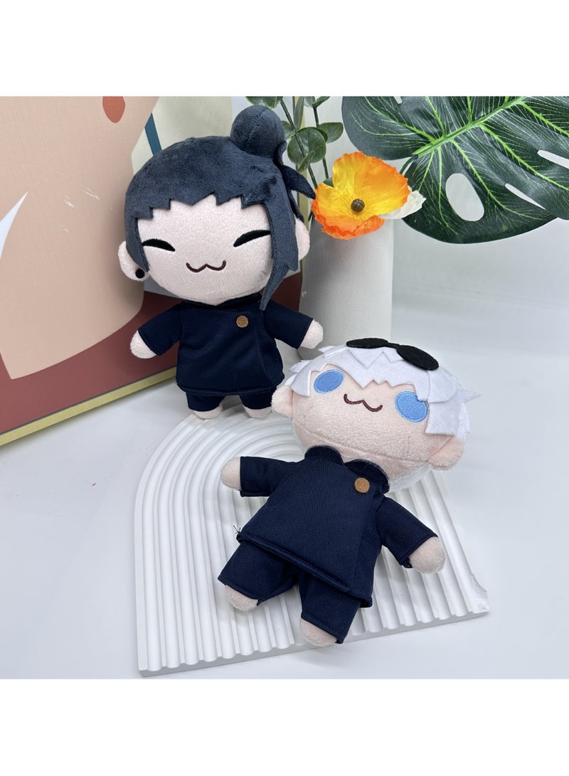 2pc 20cm New Jujutsu Kaisen hand puppet plush Soft Stuffed Gojo And Geto Pillow Dolls - Image 3