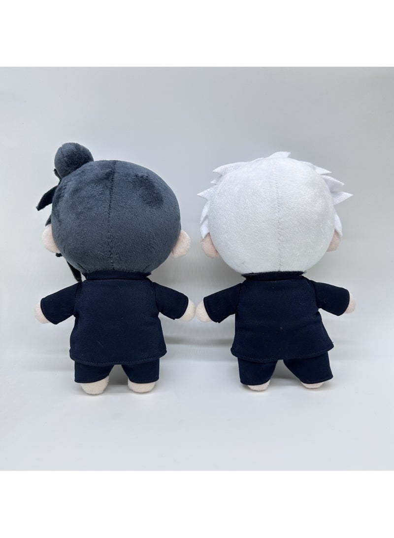 2pc 20cm New Jujutsu Kaisen hand puppet plush Soft Stuffed Gojo And Geto Pillow Dolls - Image 5