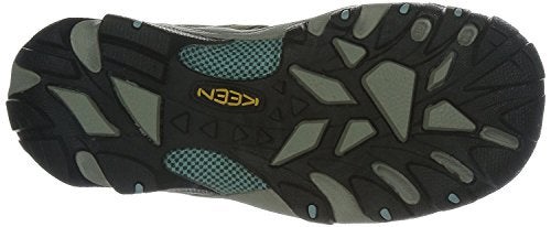 KEEN Women's Voyageur Low Height Breathable Hiking Shoes, Brindle/Alaskan Blue, 9.5 US - Image 4