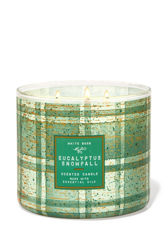 Eucalyptus Snowfall 3-Wick Candle 411g