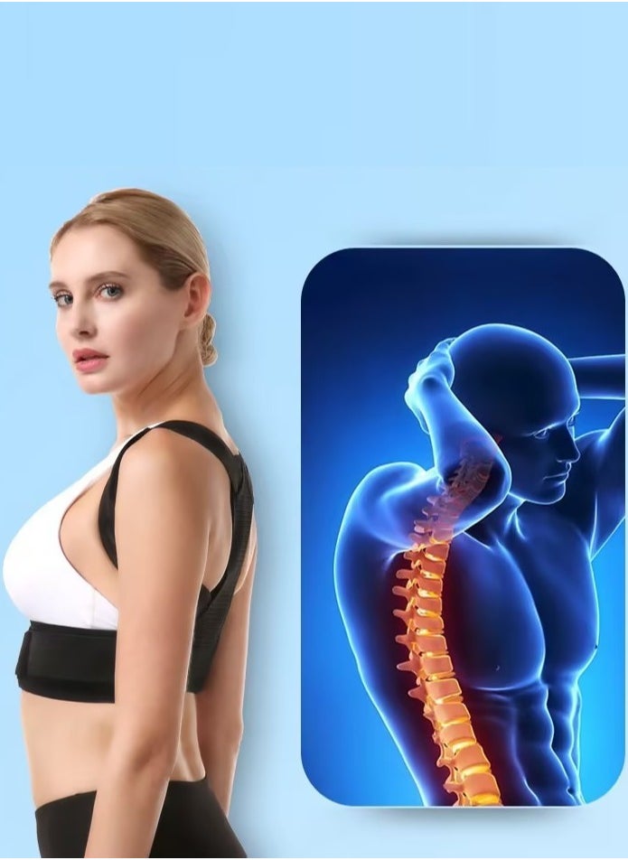 RATSAW - Adjustable Back Corrector Corset To Correct Body Posture Clavicle Spine Shoulder And Lumbar Support Size S - Image 1