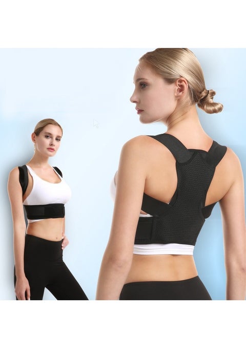 Adjustable Back Corrector Corset To Correct Body Posture Clavicle Spine Shoulder And Lumbar Support Size S