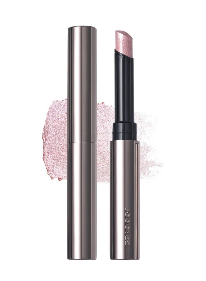 JOOCYEE Jelly Highlighter Stick, Soft Pink Shimmer Dewy Glow Makeup with Cooling Jelly Texture, Long Lasting Smudge Proof Radiant Face Highlighter - Image 1