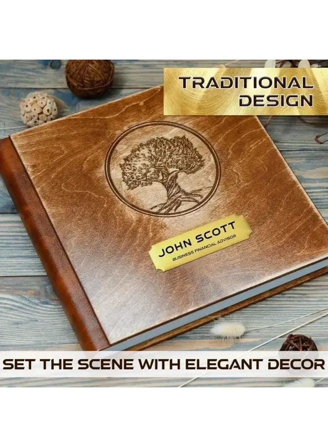 15 قطعة لوحات تذكارية زخرفية فولاذية مقاومة للصدأ ذاتية اللصق باللون الذهبي والفضي والأسود - Image 4