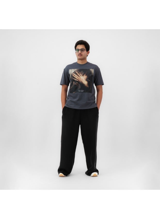 Tolou Unisex Graphic Print 'I know it's heavy, but it will pass' T-Shirt - Image 3
