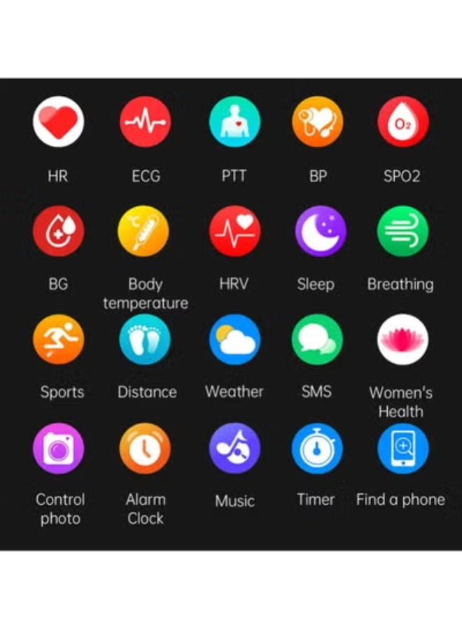 E400 Smart Watch for Men  Women with 1.85” HD Display, Bluetooth Calling, Fitness  Health Tracking, Sports Modes, IP67 Waterproof - Image 2