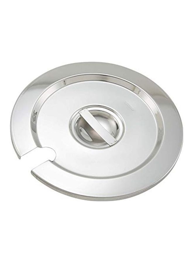 Winco Inset Cover, 4.0-Quart, Stainless Steel