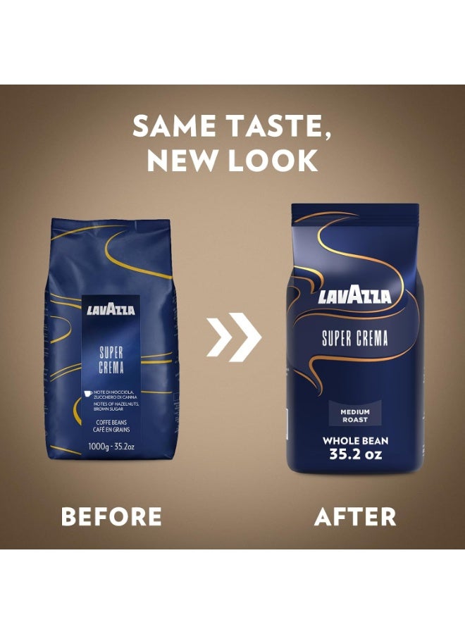 Lavazza Super Crema Coffee Beans 1kg (Pack of 2) - Image 2