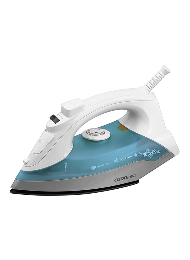 REBUNE Electric Steam Iron 1300W 1300 W RE-3-036 Blue/White - Image 1